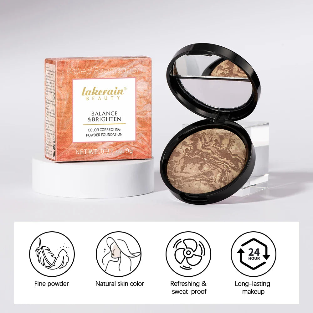 Matte Loose Powder Waterproof Oil-control Matte Full Coverage Face Makeup Makeup Setting Loose Powder Baked Powder Foundation Lootquake LLC