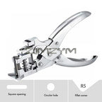 Multifuctional Hole Puncher  PVC Plastic ID Cutter Paper Tag Tool Plier Hole Identity Puncher Punch Stationery Office Supplies Lootquake LLC