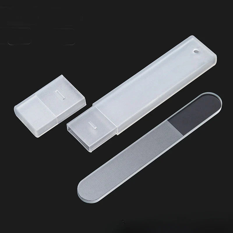 Nano Glass Nail Files Professional Polishing Manicure Art Tool  Washable Make Nails Brighten Easily Like Nail Polish