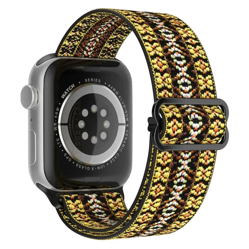 Apple Watch Nylon Band - Stylish, Durable, Elastic Design - SJB-DIAMOND ELITES