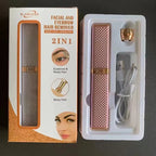 Women's Electric Eyebrow Trimmer Rechargeable Hair Removal Shaving Lip Bikini Lady Shaver Remover Body Facial Nose Epilator Pi-Mart