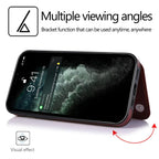 Luxury Leather Cover For iPhone 14 12 13 Mini 11 Pro XR XS Max 6 6s 7 8 Plus 5 5s Wallet Phone Card Slot Flip PU Leather Kickstand Card Slots Case Double Magnetic Clasp Durable Shockproof Cover For iPhone Stevvex