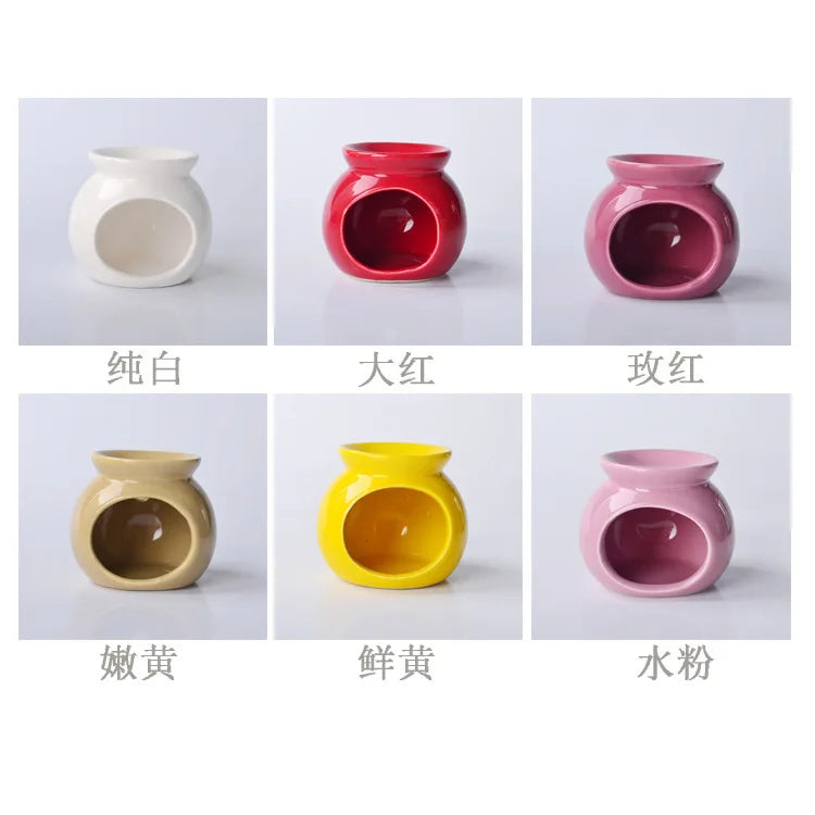 Essential Oil Burners Wax Melt Warmer Aromatherapies Aromas Diffuser Furnaces Ceramics Tealight Holder Decors Lootquake LLC