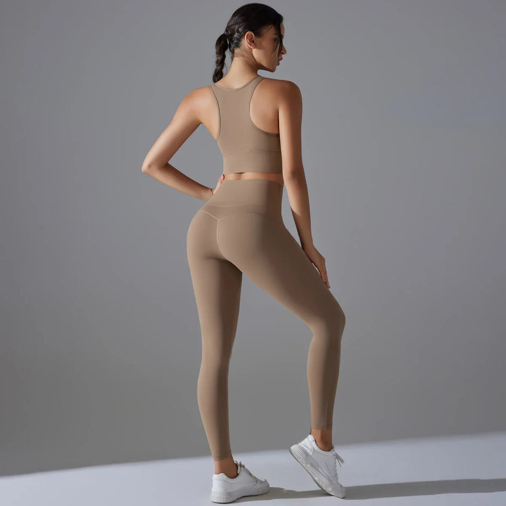 Women's tracksuit Sports Bra and Running Pants THRIXINE