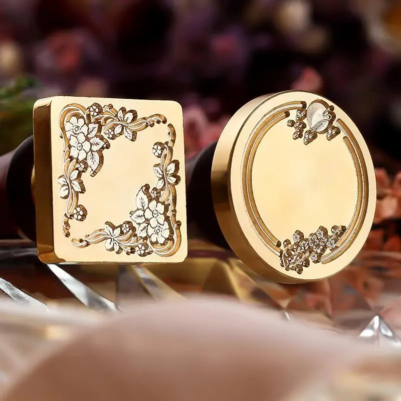 Photo Frame Series Sealing Wax Stamp Head Fire Paint Seal Wax Stamp Heads For DIY Scrapbooking Envelope Wedding Party Invitation Lootquake LLC