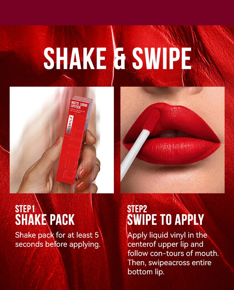 Matte Ink Liquid Lipstick Long Lasting Velvet Nude Lip Gloss Non-stick Cup Waterproof Lips Tint Waterproof Make Up Lootquake LLC