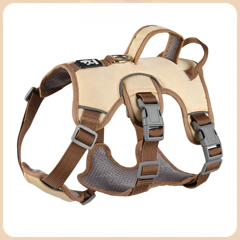Durable Pet Dog Vest Harness Explosion-proof Big Dogs Harnesses Reflective French Bulldog Collar Shepherd Dogs Walking Supplies Lootquake LLC