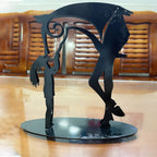 Kiss-Horse Sculpture Modern Statue Rustic Metal Art Men Gift Horse Decor Simple And Classic Design Ornaments Lootquake LLC