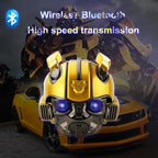 Original Transformers Bluetooth Speakers Bumblebee Head Bluetooth Speakerdual Speakersled Light Heavy Basssuitable,Tf, Fm Radio Lootquake LLC