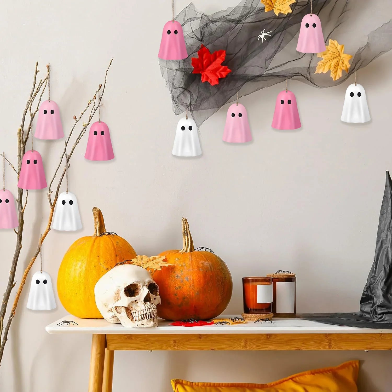 Halloween Hanging Ornaments Ghost Decoration Halloween Tree Decorations Ornaments paper Decorative Halloween Decoration For Lootquake LLC