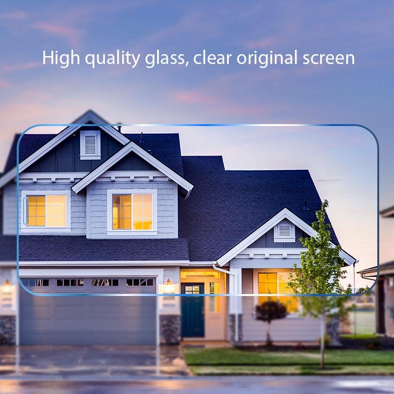 4in1 Tempered Glass for iPhone 13 12 Pro Max X XS XR 5 6 6S SE 2020 Protector for iphone 11 12 Mini 7 8 Plus Tempered Glass Screen Guard Protector For iPhone Stevvex