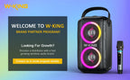 Bluetooth Speaker with LED Display Heavy Bass and 15W Power Waterproof IPX7 for Outdoor Parties Lootquake LLC