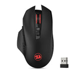 Redragon M656 Gainer Wireless Gaming Mouse, 4000 DPI 2.4Ghz Wireless Gamer Mouse w/ 5 DPI Levels, 7 Macro Buttons, Red LED Backl Lootquake LLC