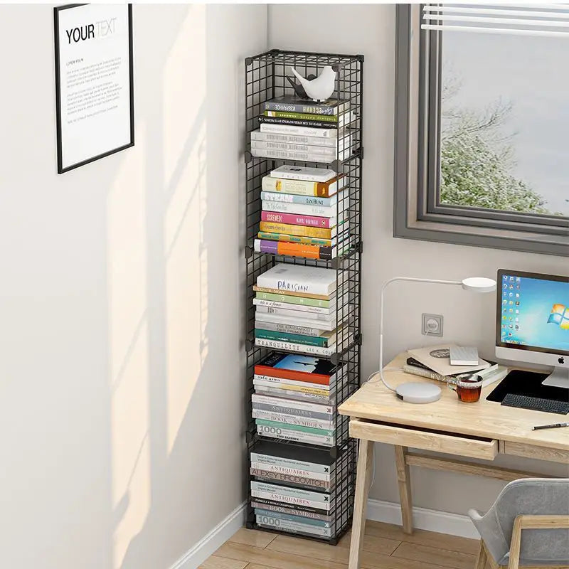 Furniture Bookstore Shelf Floating Bookshelf Bookcase For Books Home Storage Toy Desk Organization Room Shelves Mobile Library