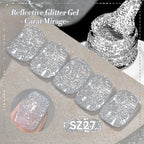 BORN PRETTY 10ml Reflective Glitter Gel Nail Polish Carat Mirage Sparkling Color Shine UV LED Soak Off Semi-Permanant Varnish Lootquake LLC