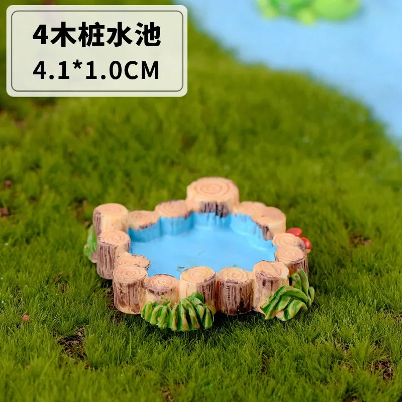 A Miniature Wonderland Well Statue - Handmade Resin Collection Micro Landscape Decoration Lootquake LLC