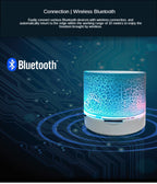 Bluetooth Mini Speaker Wireless Speaker Colorful LED TF Card USB Subwoofer Portable MP3 Music Sound Column For PC Phone Lootquake LLC