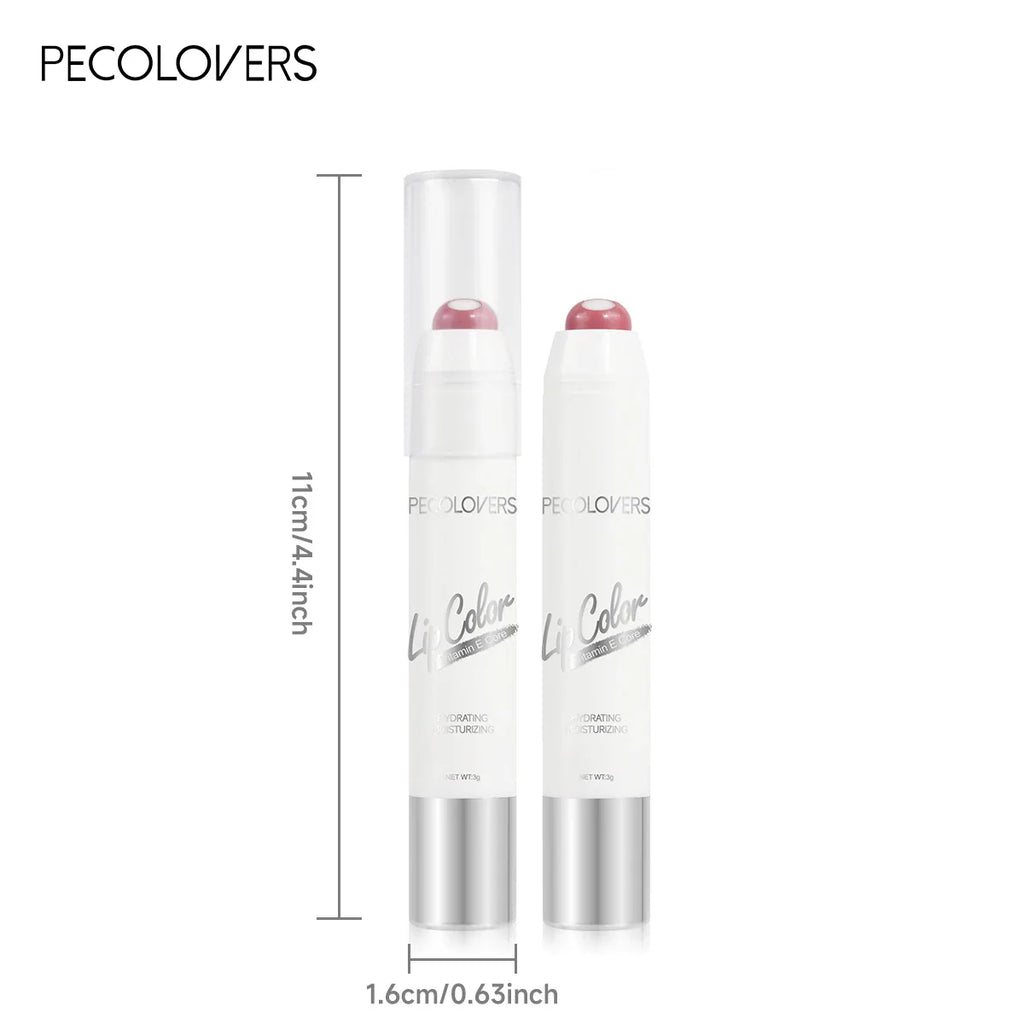 6 Color Crayon Lipstick, Moisturizing Lipstick Long Lasting, Waterproof, Smooth, Sunscreen, Rich Effect Lootquake LLC