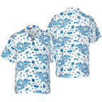 All Over Print Flame Dragon Pattern Hawaiian Shirts For Men Summer Short Sleeve Button Up Beach Shirts Blouse Mens Streetwear Lootquake LLC
