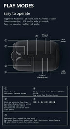 Super Powerful Wireless 5.3 Bluetooth Speaker RGB Light Caixa De Som Enhanced Bass IPX6 Waterproof Subwoofer 3D Stereo Sound Box Lootquake LLC