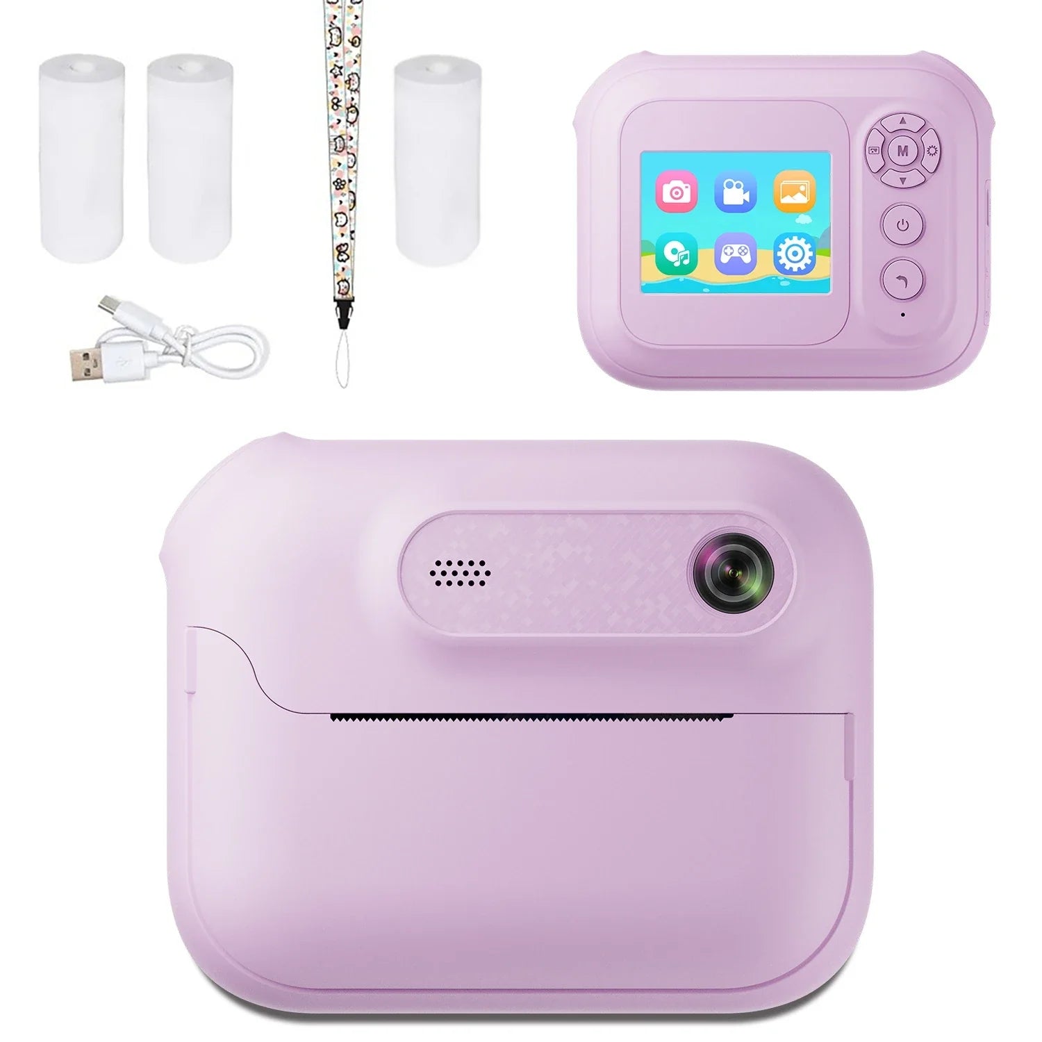 S8 Instant Print Camera for Children 1300mAh Kids Camere Printer 1080P HD Digital Camera for Girls Boys Birthday Gifts Lootquake LLC