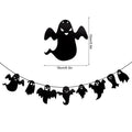 1set Halloween Decoration Banner Bunting Scary Spider Ghost Bat Hanging Garland Pull Flag Pendant For Halloween Party Home Decor Lootquake LLC