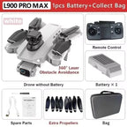 L900 Pro MAX GPS Drone 4K Professional HD Dual Camera 5G Wifi 360° Obstacle Avoidance Brushless Foldable Quadcopter RC Drone Toy