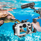 Seafrogs Scuba Diving Camera Case Cover For Olympus TG 7 TG 5 TG 6 Underwater Photography Equipment Waterproof Camera Housing 60 Lootquake LLC