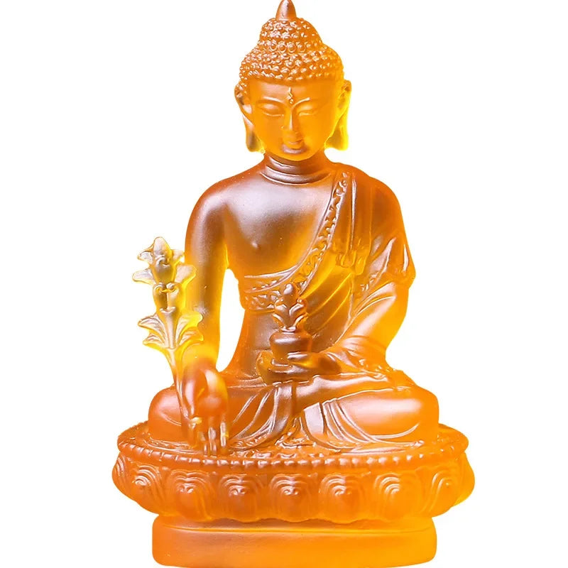 1pc, Resin Craft Home Decoration Buddha Statue Buddhism Sculpture Thailand Buddha Sculpture Zen Decor Ornaments Car Decoration Lootquake LLC