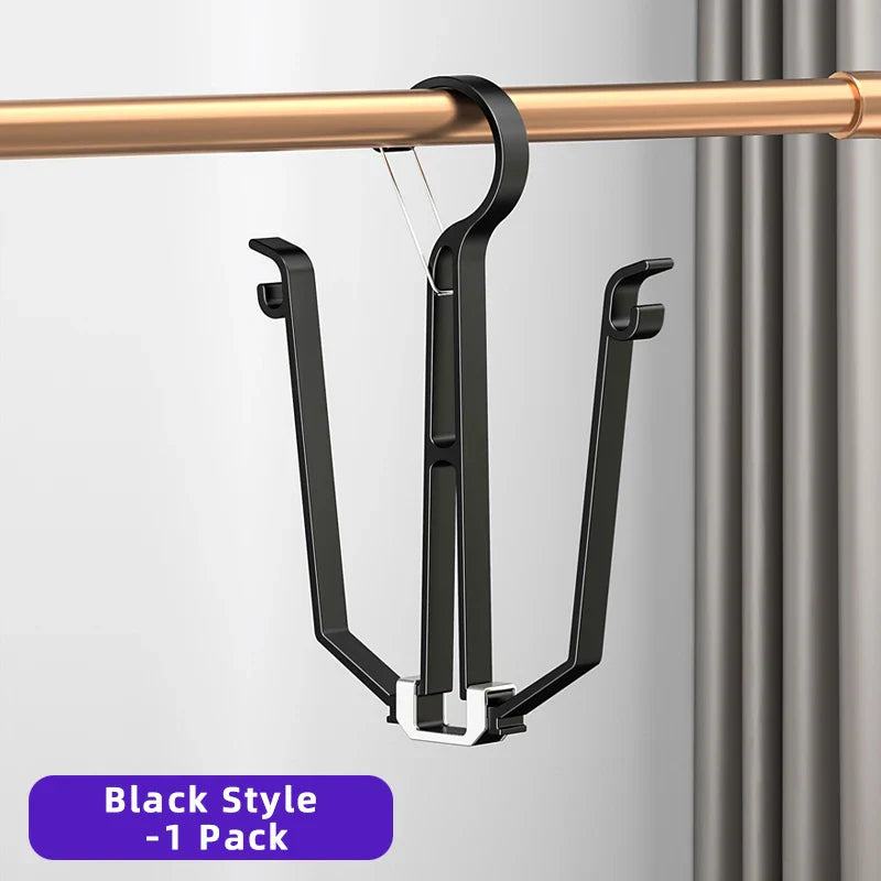 Household Shoes Drying Rack Balcony Foldable Shoe Hanger Clothing Hook Sneaker Rack Home Storage Lundary Tools Lootquake LLC