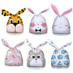 50Pcs Easter Rabbit Ear Bags Cookie Candy Gift Plastic Bags Pouch Baking Packaging for Biscuits Easter Decoration 2024 Birthday Lootquake LLC