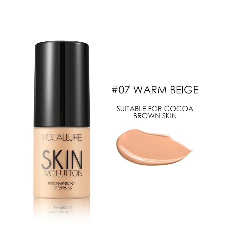 Focallure 8 Colors Face Foundation Makeup Base Liquid Foundation Cream Full Coverage Concealer Moisturizing Face Make Up Lootquake LLC