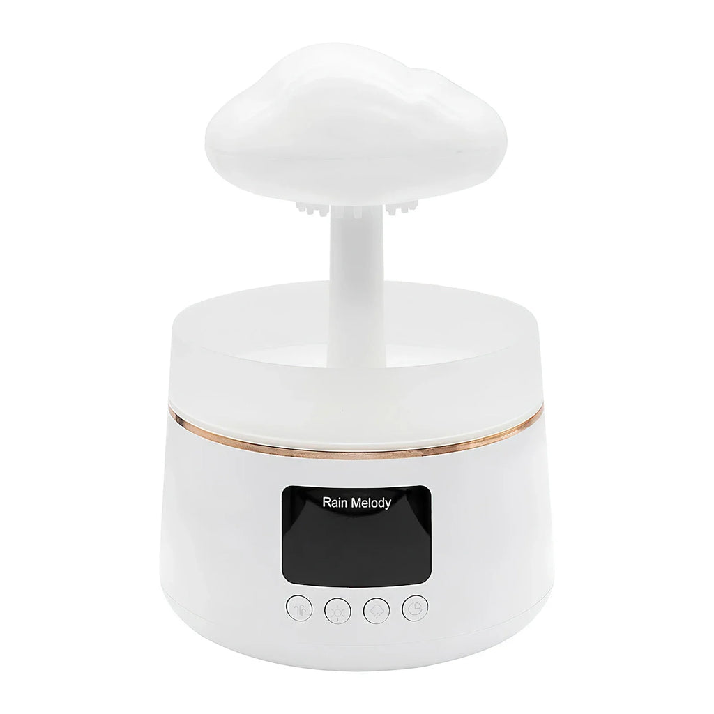 300ml 5W USB Air Diffuser Bluetooth Rain Cloud Humidifier Design Mushroom Lamp Colorful NightLight Ultrasonic Aroma Diffuser