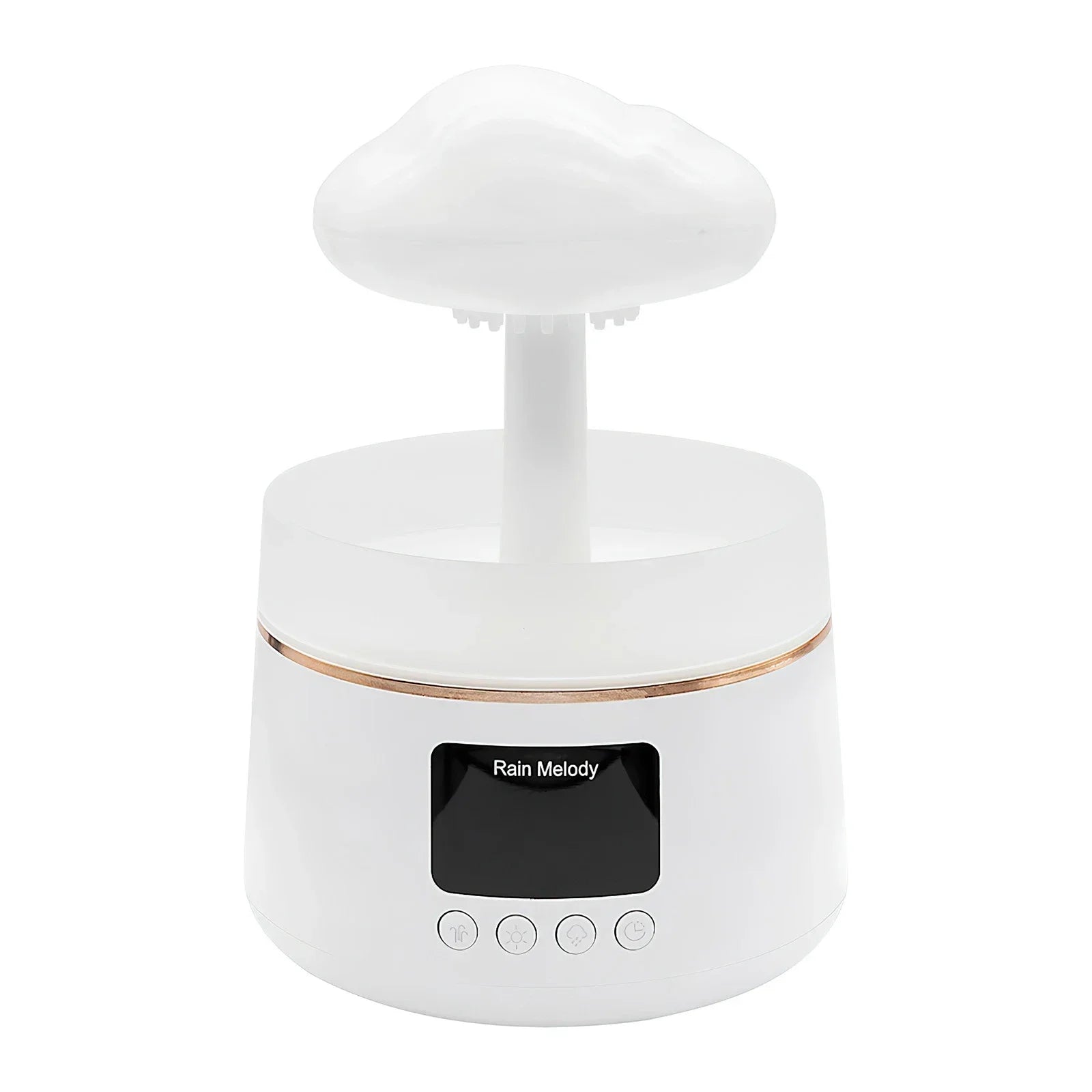 300ml 5W USB Air Diffuser Bluetooth Rain Cloud Humidifier Design Mushroom Lamp Colorful NightLight Ultrasonic Aroma Diffuser
