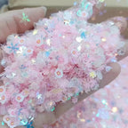 Luminous Nail Glitter Sequin Polymer Clay Mixed Flower Gillter Sequin Fluorescent Flake Glow In The Nail Art Manicure Decor Lootquake LLC