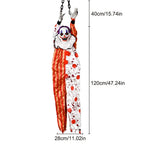 Halloween New Arrival Sound Activated Glowing Talking Hanging Ghost Scary Decor with Clown for Haunted House Party Prop Decor Lootquake LLC