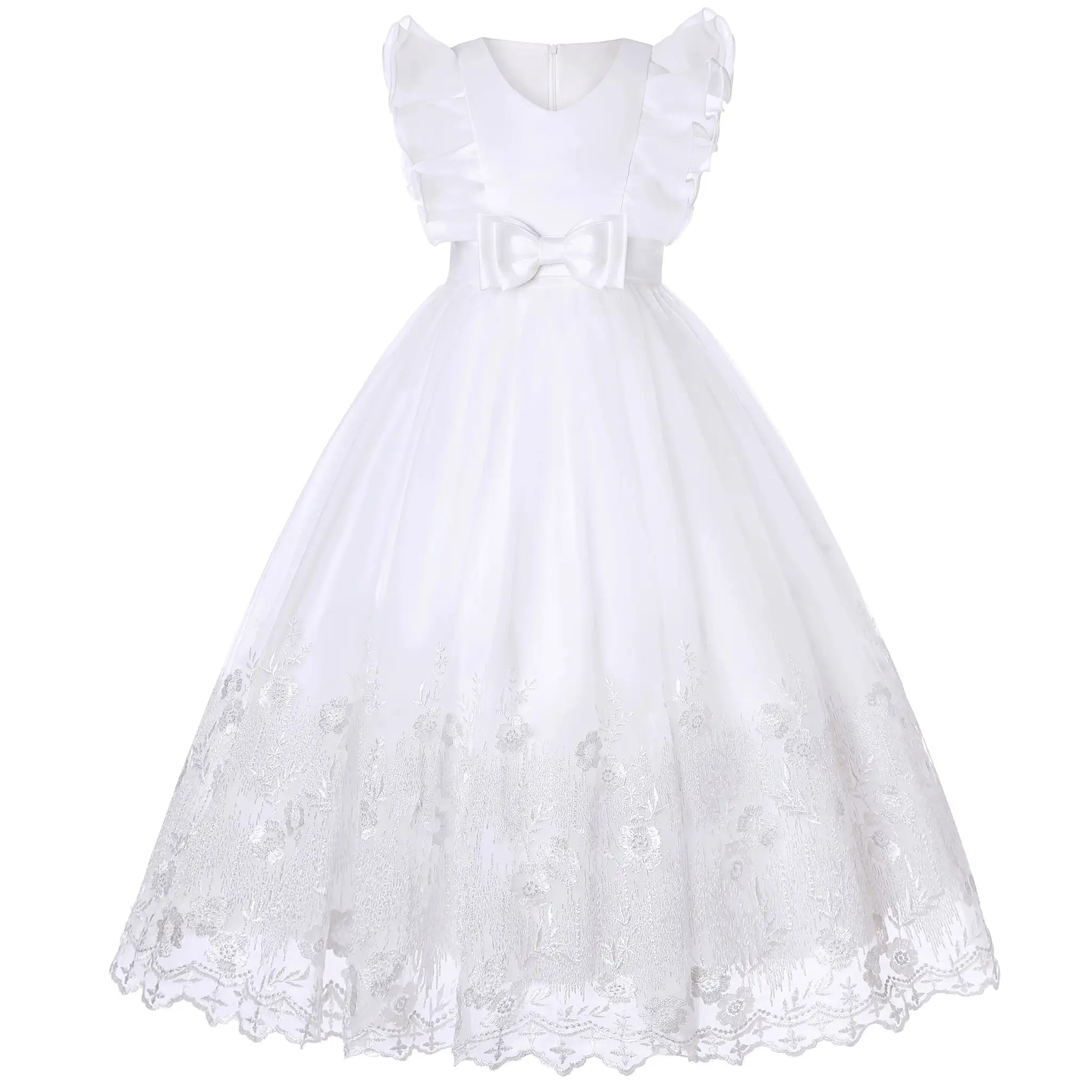 New Princess dress Large children's long dress Girl piano performance dress Festival party dress
