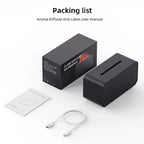 Air Aroma Humidifier Diffuser Essential Oils Humidifiers Mini Flame Automatic Fragrance Diffuser Home Humidifier With LED Light