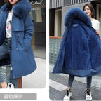 New In Coats & Jackets Women's Winter Padded Jacket Loose Casual Outerwears Fleece Hodded Windbreaker Elegant Office Lady's Coat