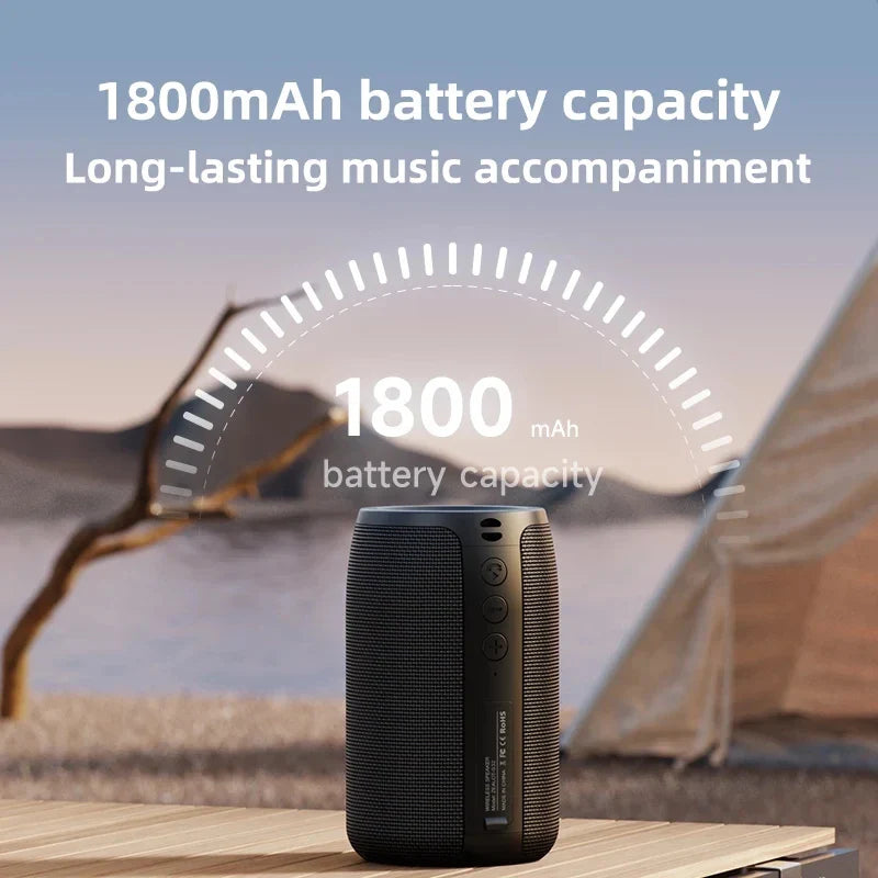 Subwoofer Bluetooth Speaker Portable Mini Wireless Woofer Small Waterproof AUX PC Computer Powerful Sound Box Music Caixa De Som Lootquake LLC