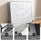 150/200x240x35cm Mattress Protector Packaging Bag Moisture-proof Dust Cover Thickness 0.08mm PE Transparent Moving Home Storage Lootquake LLC