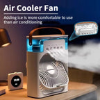 3 In 1 Fan AIr Conditioner Household Small Air Cooler LED Night Light Portable Humidifier Air Adjustment Fan Office Home Fan New Lootquake LLC