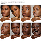 Pudaier Long-Lasting Natural Foundation - Brown Small Bottle, Matte Finish, Non-Sticky, Creamy Texture, Suitable for All Skin Ty