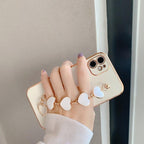 Luxury Women Silicone Phone Case Cover With Wrist Chain Bracelet for iPhone  Wristband Bracelet Hand Holder Cover for iPhone 13 12 11 Pro Max plating Case Heart Chain Cases for iPhone 7 8 Plus XR XS Max X Stevvex