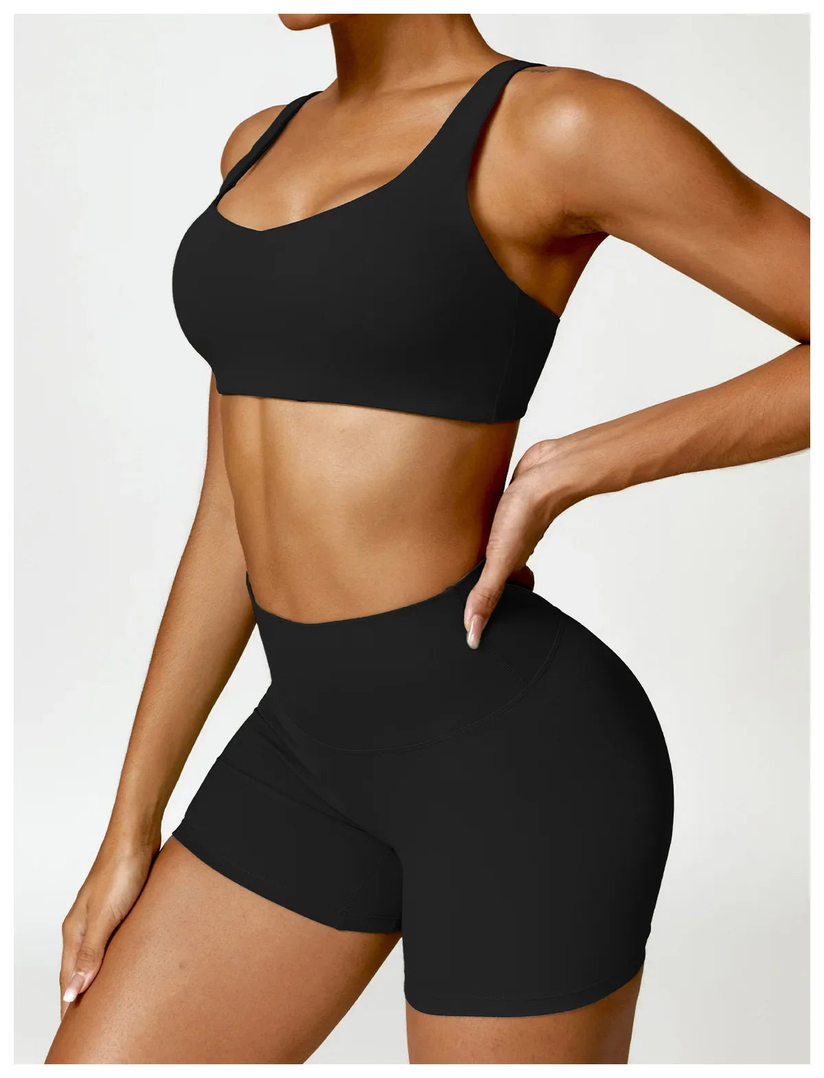 ElevateFit 2-Piece Yoga Ensemble: Comfort Meets Style THRIXINE