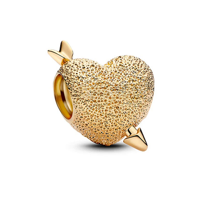 925 Silver Valentine's Day Snake Year Series Pendant Suitable for 925 Sterling Silver Original Women's Bracelet DIY Jewelry Gift Lootquake LLC