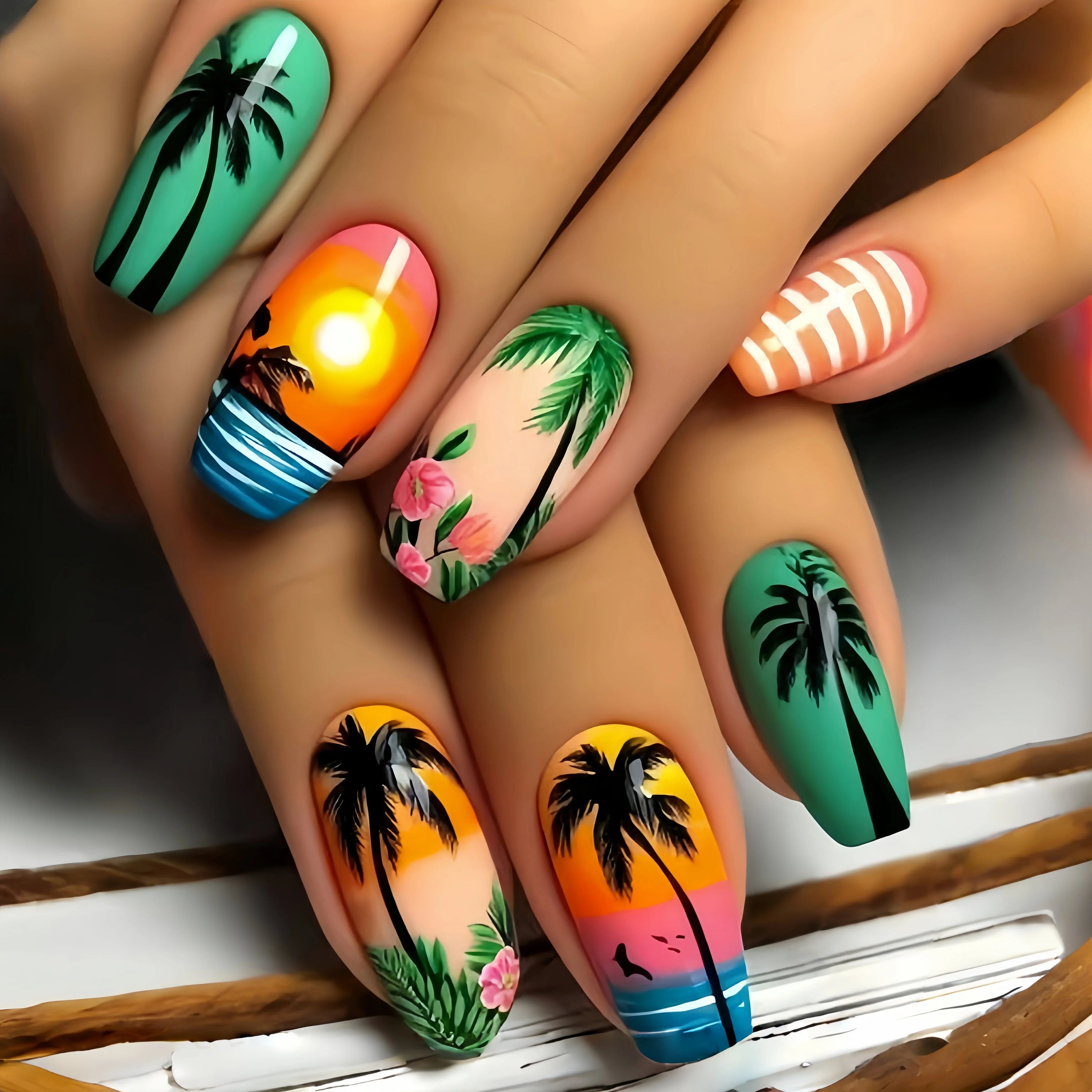 Long nail art patches with purple polka dots and a shiny, fashionable, individual and high-end feel. Detachable 24-piece nail ar Lootquake LLC