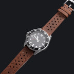 Polar Watch Band Quick Release Leather Strap Handmade Breathable Porous Cowhide