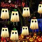 Halloween Hanging Witch Lamp Wizard Hat Night Light Ghost Festival Decor Scary Outdoor Indoor Horror Halloween Party Decoration Lootquake LLC