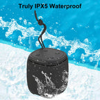 Portable Bluetooth Speakers, PX7 Waterproof Wireless Speaker HD Sound,Up to 12H Playtime, TWS Pairing, For Home/Party/Outdoor